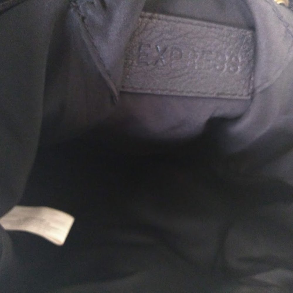 Express Black Drawstring Backpack Handbag - image 5